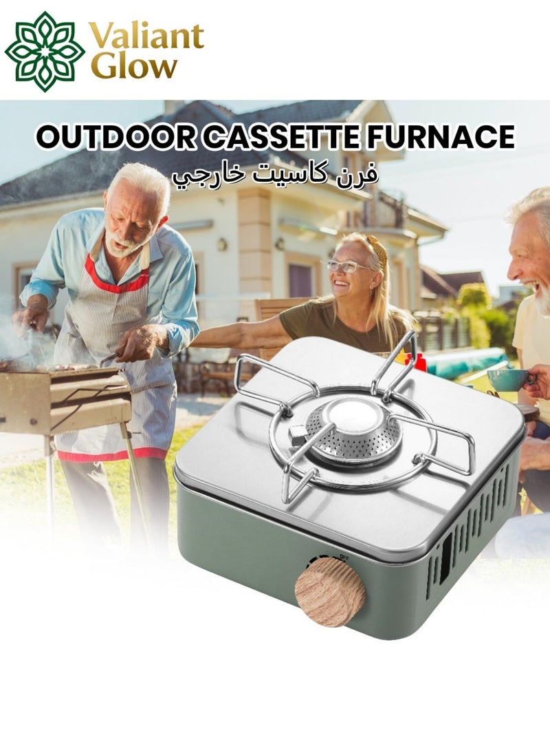 Valiant Glow Ultra-light, portable, and versatile gas stove | emergency gas stove、camp stove、camping accessories、camping stove、portable gas stove、portable stove | Stable and windproof | Powerful flame and 3-second ignition | No power required | 75% smaller than conventional stoves | Suitable for camping, fishing, and indoor cooking - Image 5